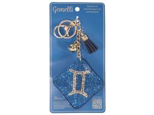 ingrosso portachiavi gemelli zodiaco segno