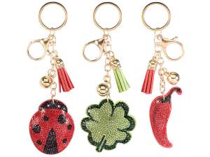 wholesale lucky charm key ring