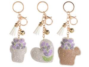 ingrosso charm cuore lavanda