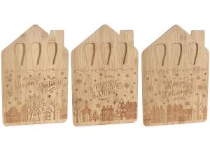 Wholesale wooden christmas cutting board
