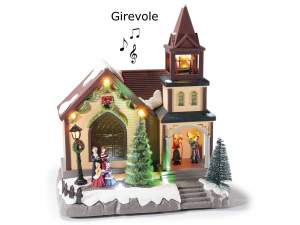 ingrosso chiesetta visllaggio di natale
