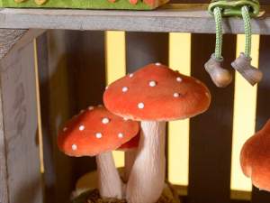 Chiffon en papier décoratif champignon