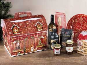 wholesale christmas house packaging box