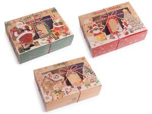 wholesale kraft paper gift box christmas