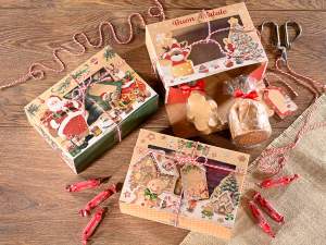 wholesale kraft paper gift box christmas