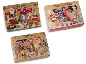 wholesale kraft paper gift box christmas