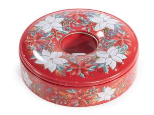 wholesale metal christmas donut box
