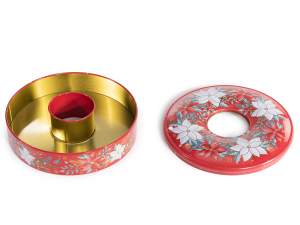 wholesale metal christmas donut box