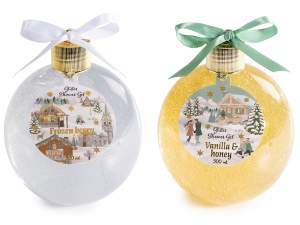 wholesale christmas gift balls shower gel