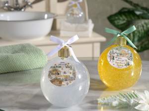 wholesale christmas gift balls shower gel