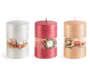 Christmas candles and candle holders
