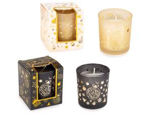 Christmas candles and candle holders