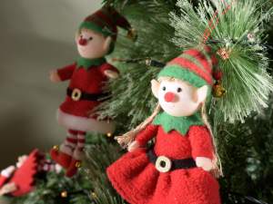 Wholesale Christmas elf decoration bell