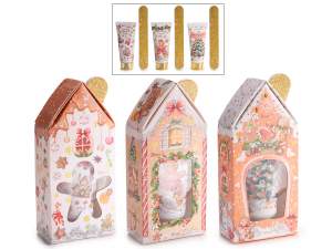 wholesale Christmas nail set gift