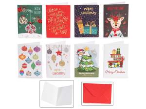 wholesale christmas card with envelope