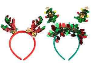 wholesaler christmas reindeer tree sequin