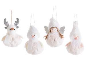 Wholesale soft fake fur Christmas decoration