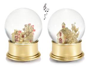 Wholesale snowball music box