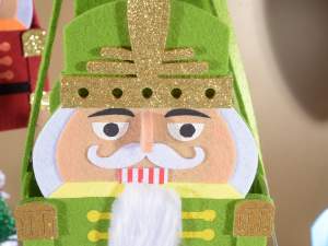 Christmas nutcracker glitter bags wholesaler