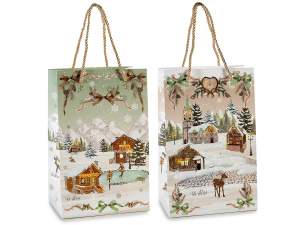 wholesale Christmas window bag