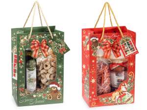 wholesale christmas bags transparent window