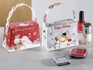 wholesale merry christmas boxes with handle