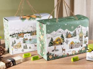 wholesale christmas gift box handles