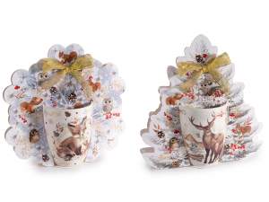 wholesale woodland animal mug