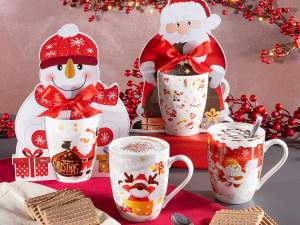 wholesale mug santa claus snowman