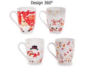 wholesale mug santa claus snowman