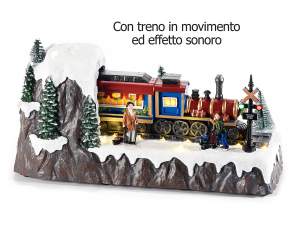 wholesale christmas landscape train with lights