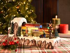 wholesale christmas landscape train with lights