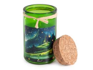 wholesale citronella candle glass jar