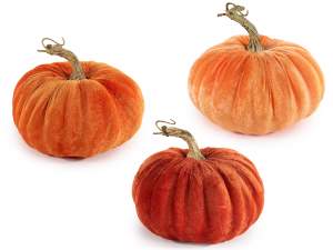grossiste de citrouilles décoratives en velours