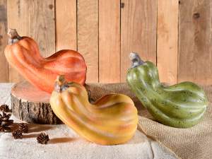 Décoration de citrouille en gros,vitrine d'automne