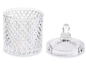 wholesale glass sweets container jar