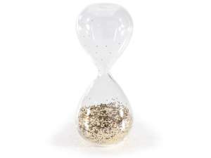 ingrosso clessidra natale caponanno oro glitter