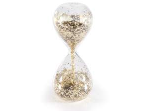 ingrosso clessidra natale caponanno oro glitter