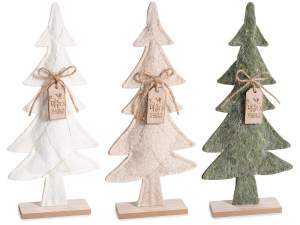 wholesale decorative christmas tree with wooden