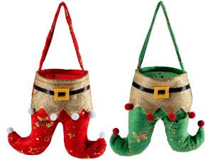 wholesale Christmas elf handbag