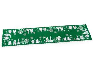 wholesale christmas village table runner