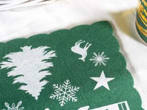 wholesale christmas village table runner