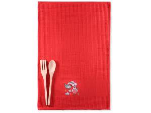 vente en gros serviette de cuisine fourchette