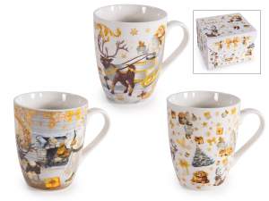 coffret cadeau de tasses de Noël en gros