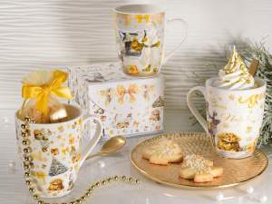 coffret cadeau de tasses de Noël en gros