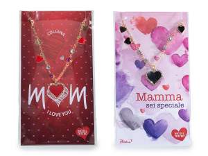 Grossista collane cuore festa della mamma