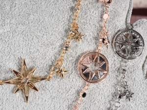 Ingrosso collana rosa dei ventu