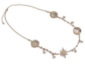 Ingrosso collana rosa dei ventu