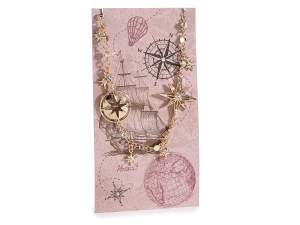 Ingrosso collana rosa dei ventu
