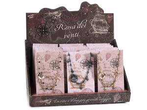 Ingrosso collana rosa dei ventu